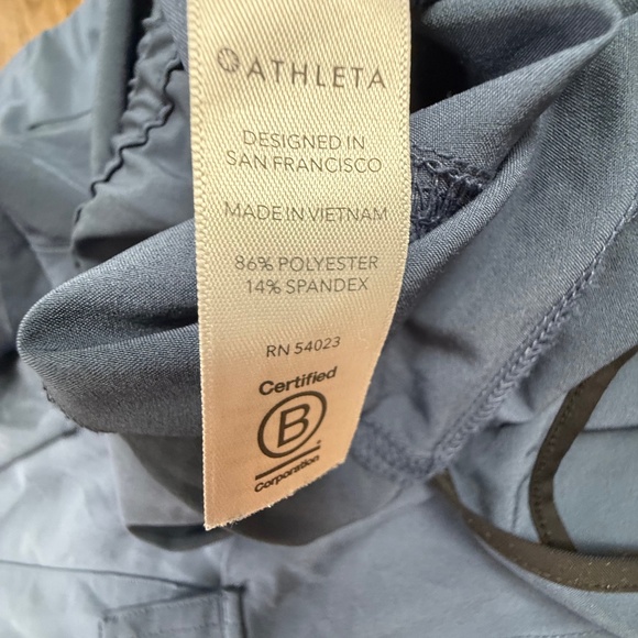 Athleta Women's Unbound Jumpsuit Sz S Blue/Black, Athletic, Jogger, Lightweight - Picture 15 of 16